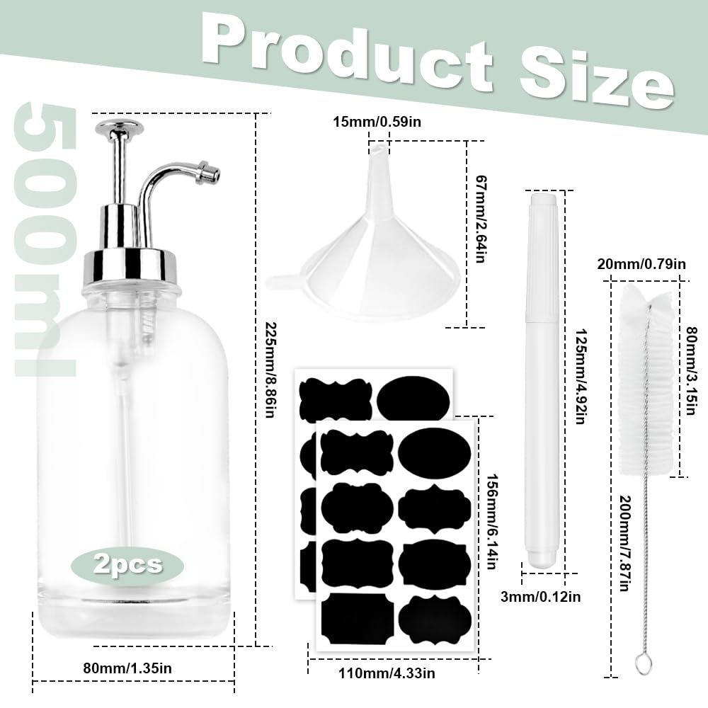 Dispenser Sciroppo Caffè - 2 Bottiglie Vetro Con Pompe, Erogatore Dosatore - Foto 4