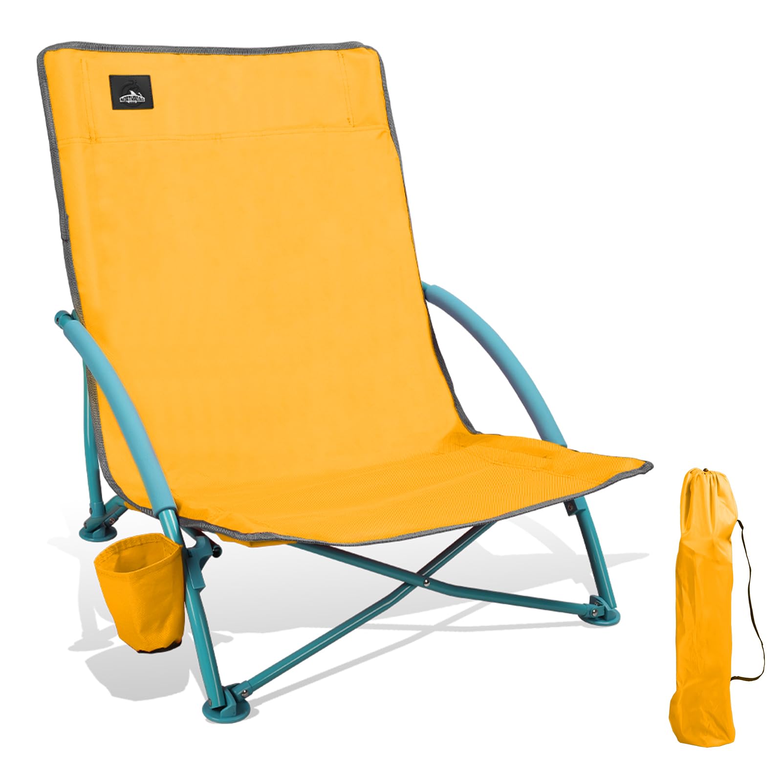 Amazon.com : NORTHROAD Low Folding Beach Chair,Portable