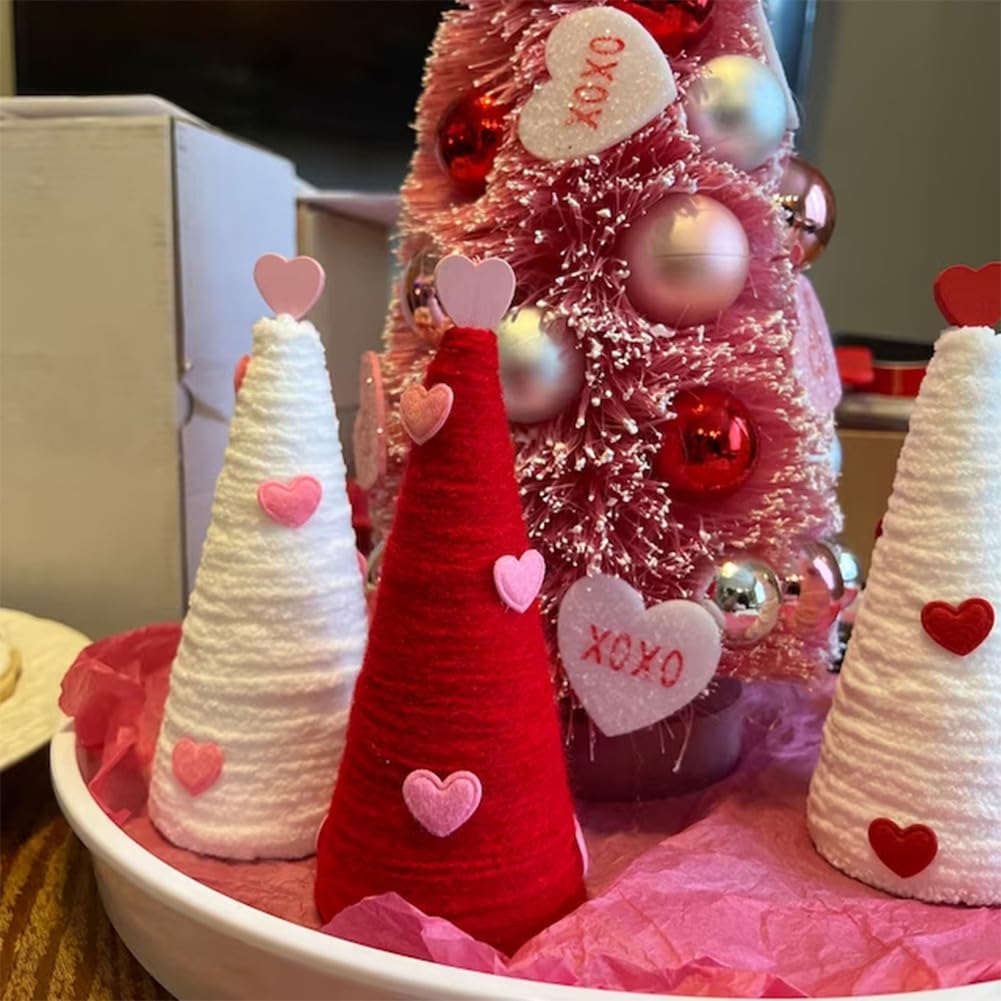 Árbol de San Valentín, 6 unidades, árbol de amor, árbol de corazón, decoración de mesa, decoración para San Valentín, día de San Valentín, propuestas de compromiso, recepciones de boda, cenas