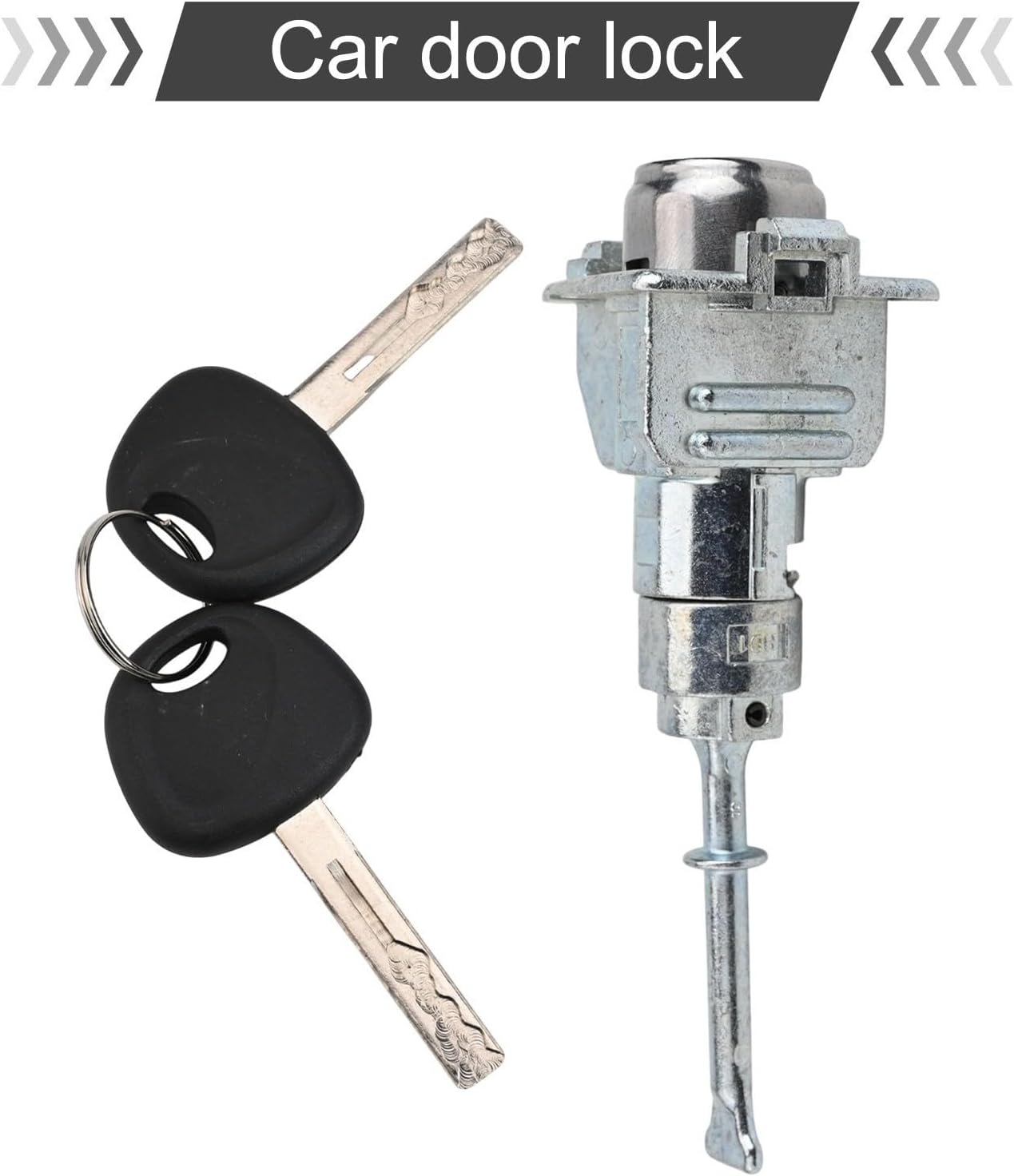 Door Lock Cylinder with Key for KIA Rio Driver Side 2012-2017 OEM 81970-1WA00 Direct Replacement Enhanced Security Metal Construction Left Side Installation