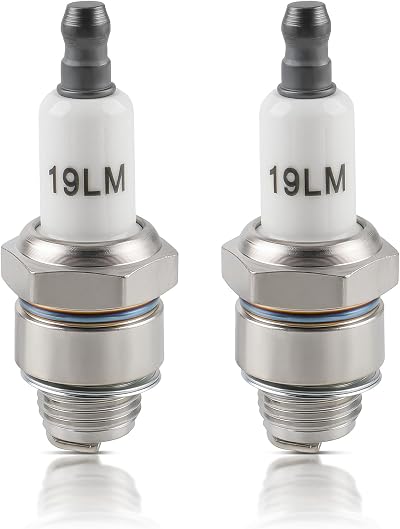 MOTOALL 2 Pcs 492167 Spark Plugs for Champion J19LM, RJ19LM, RJ19LM