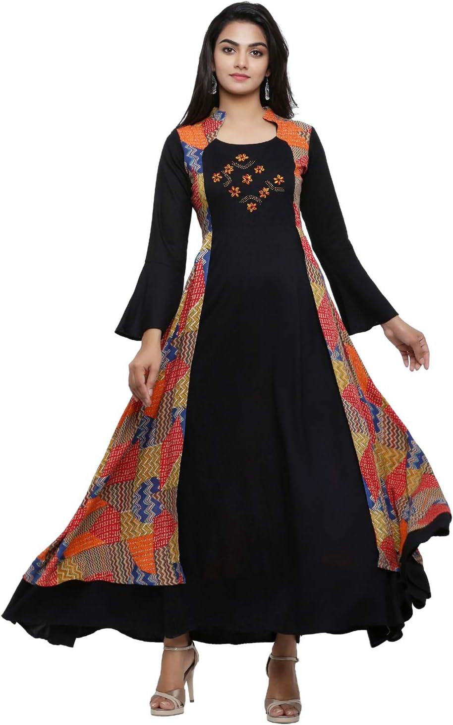 Women Rayon Regular Kurta