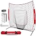 PowerNet Baseball and Softball Practice Net 7 x 7 with bow frame
