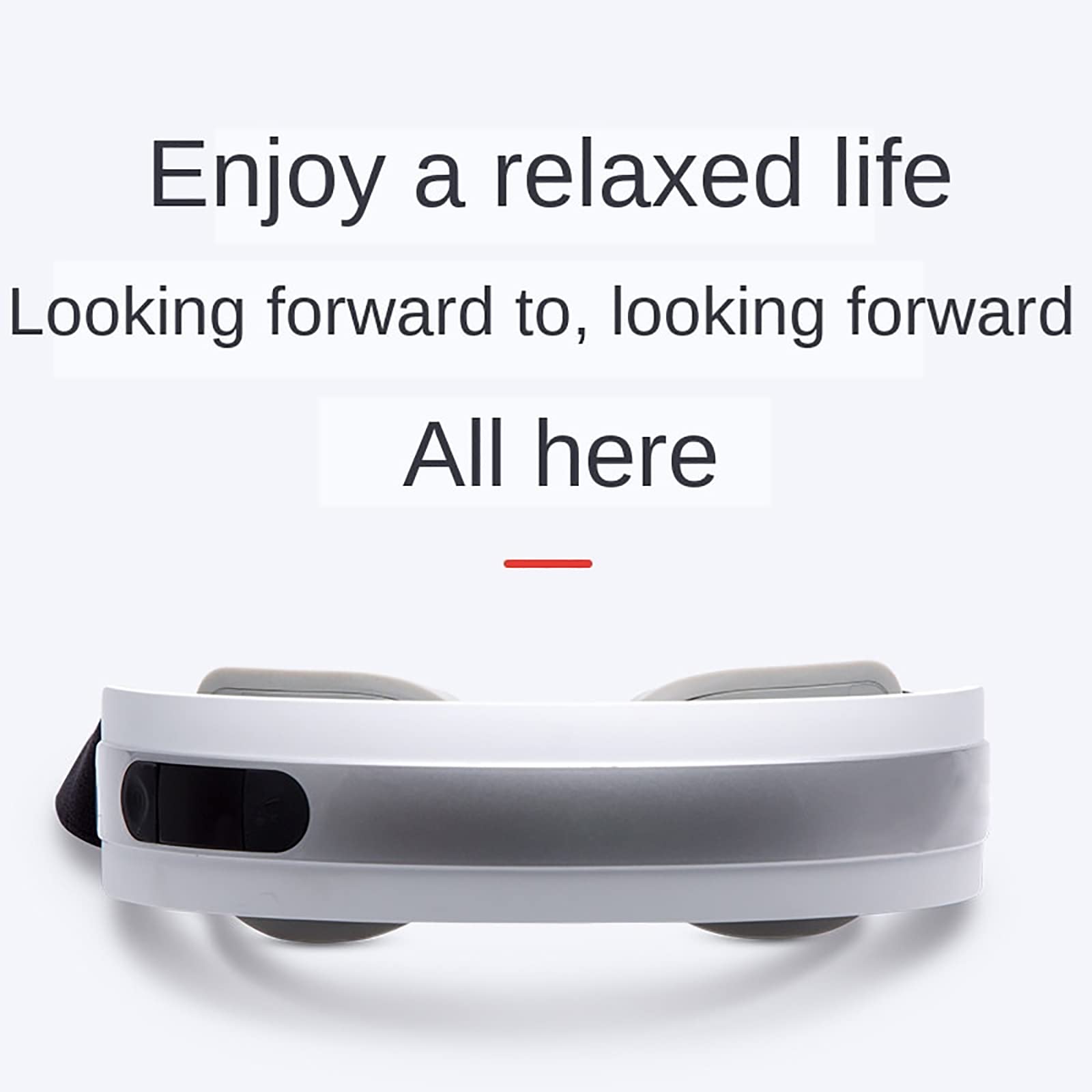 Masajeador De Ojos, Masajeador De Ojos Inteligente 4D Dispositivo De Enfermería Eléctrico con Terapia De Estrés por Calor Masaje Compresa Caliente para Relajar Y Aliviar La Fatiga Visual