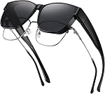 GEGURI Sun Glasses Over Glasses Women's, Fit Over Glasses Polarized Sunglasses For Women, 100% UV Protection