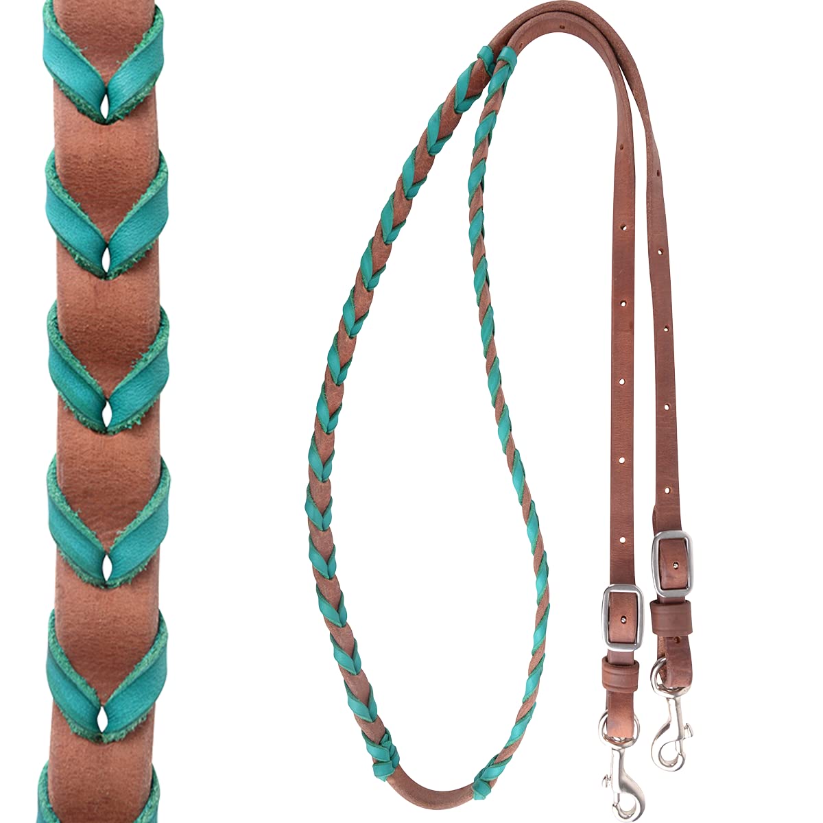 Martin Saddlery Rienda de barril de arnés para caballo