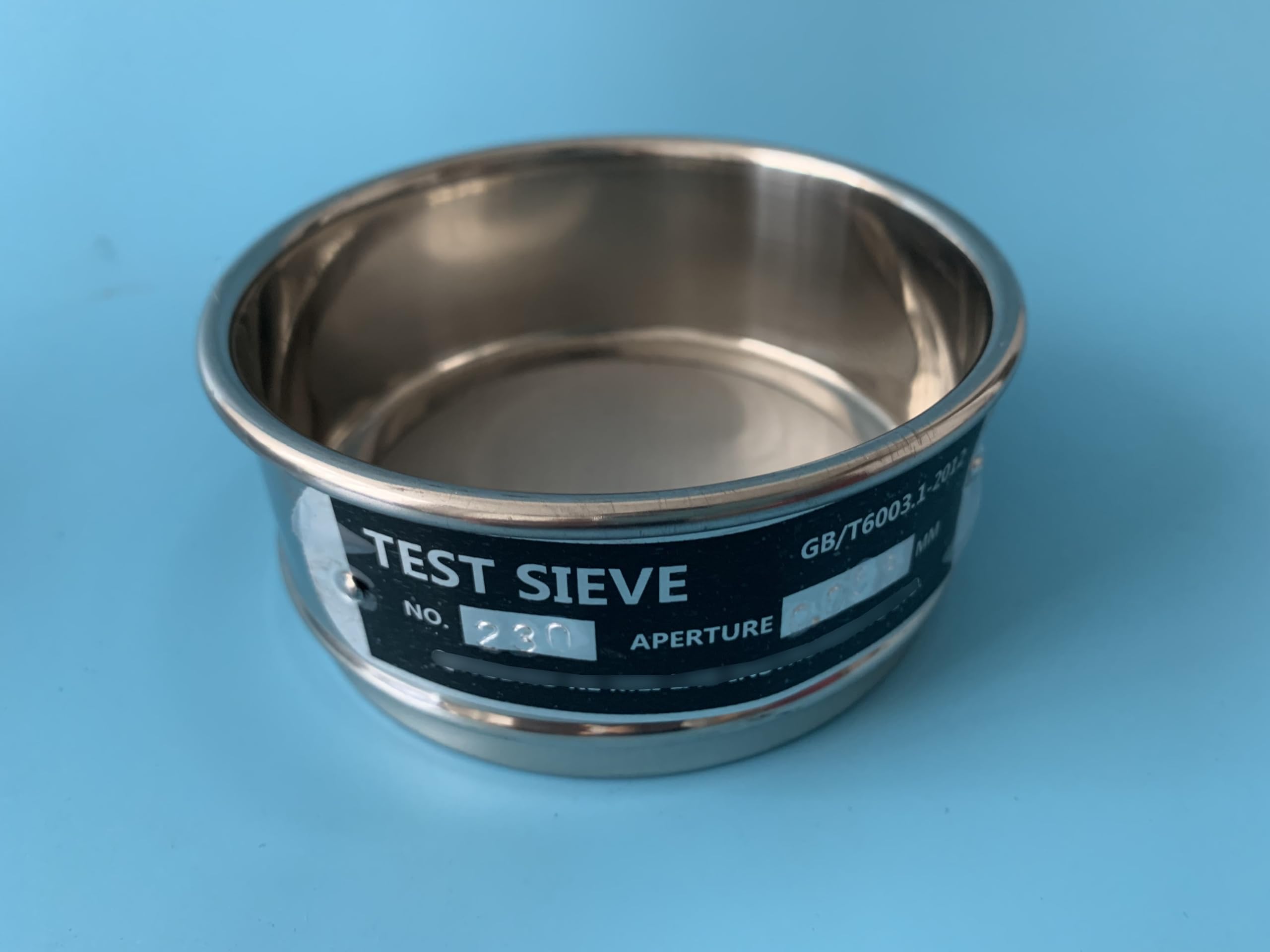 DONLAB SS10 All Stainless Steel Φ10cm Test Sieve #450 / 32μm Mesh Size,304 Stainless Steel Wire Cloth and Frame,4" Diameter