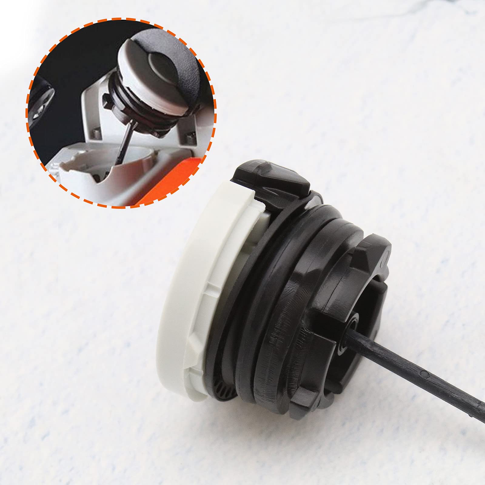 Bouchon D'essence De Remplacement Référence 0000 350 0533 - Compatible Avec Nombreuses Tronçonneuses Stihl MS Et MSA - 8