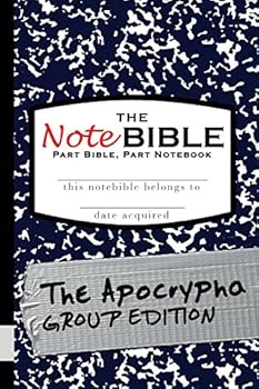 Paperback The NoteBible: Group Edition - The Apocrypha Book