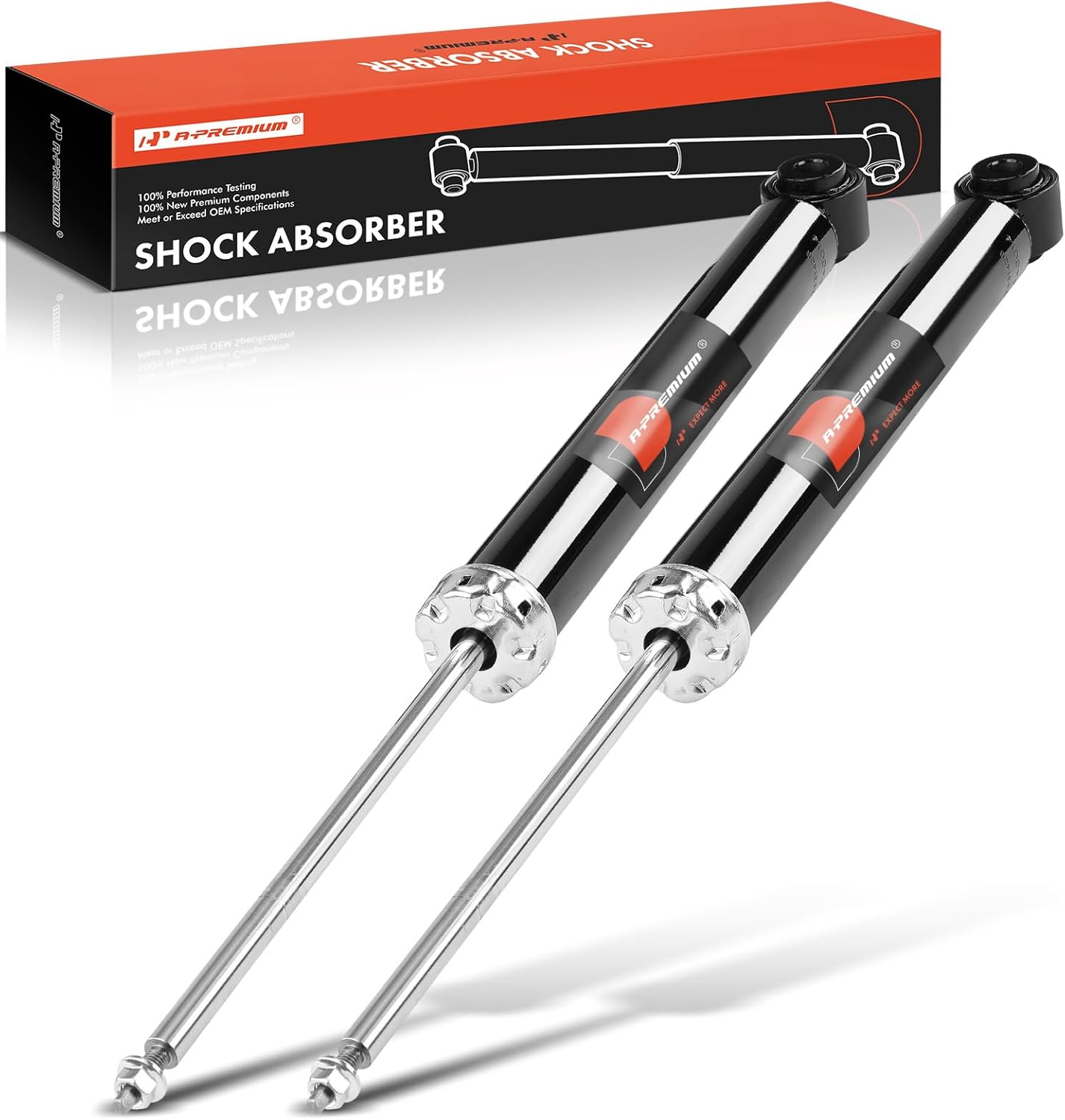 A-Premium Rear Pair (2) Shock Absorber Compatible with Mazda CX-5 CX5 2019-2023, 6 2014-2017, Driver and Passenger Side