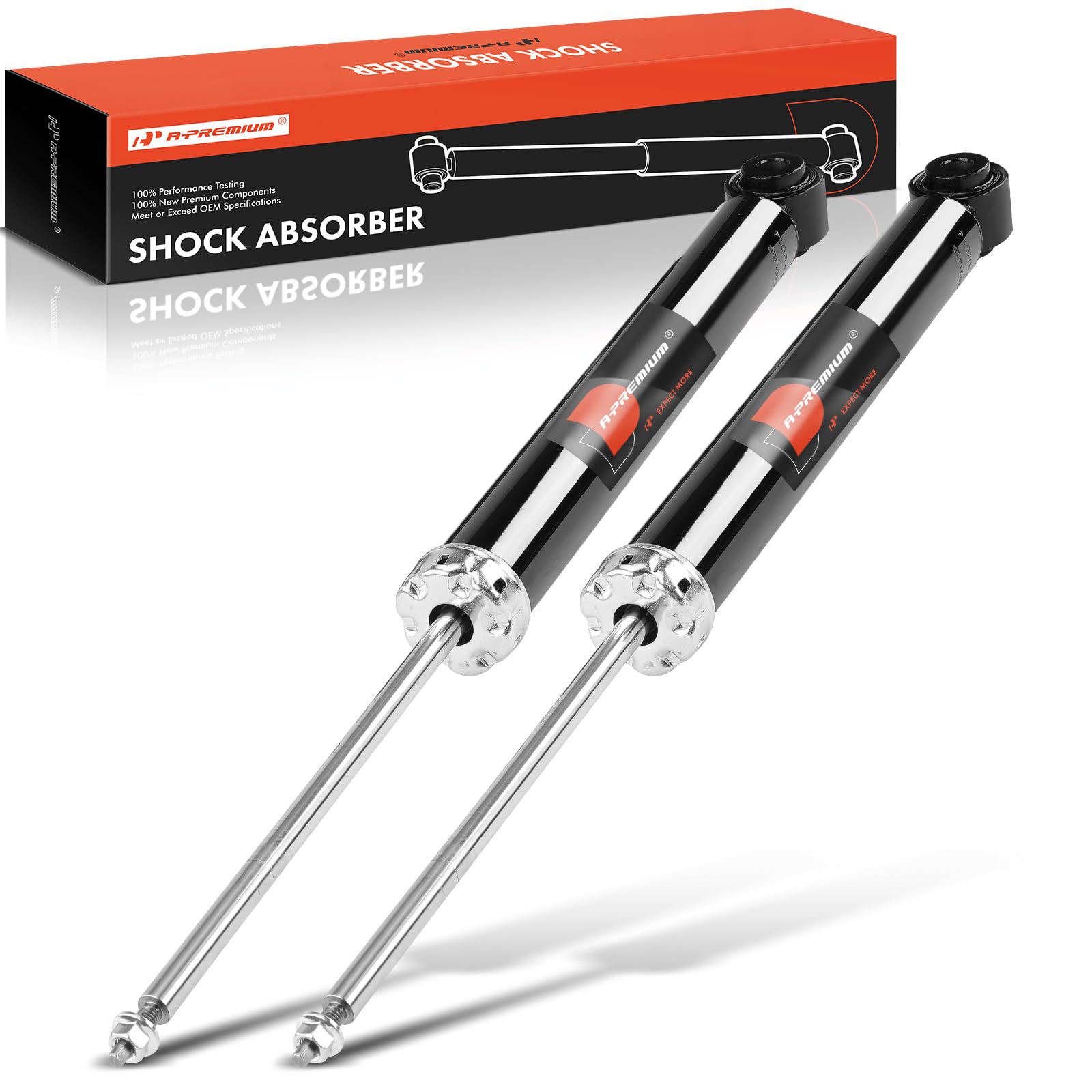 A-Premium Rear Suspension Shock Absorber Compatible with Mazda CX-5 CX5 2019-2023, 6 2014-2017, 2-PC Set