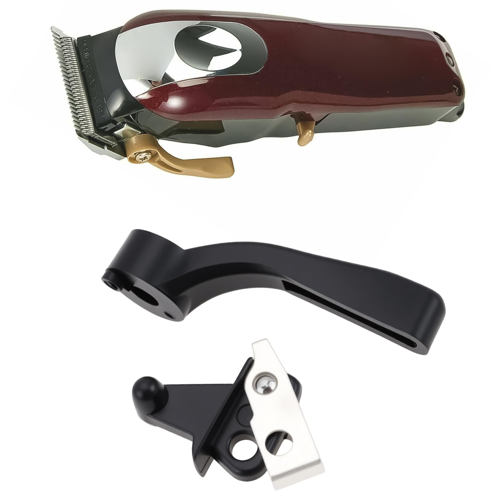 EMSea Hair Clippers Adjustment Lever Switch Locking Plate Spring Tension CamTappet Compatible with Wahl Magic Clip 8148 8591 8504 - Image 2