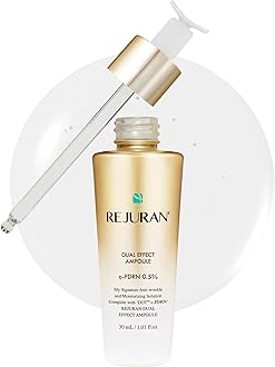 REJURAN® Dual Effect Ampoule, DOT DUAL c-PDRN® - Salmon DNA Face Serum for Deep Rejuvenation, Wrinkle Care, Firming, Skin Elasticity with Visible Anti-Aging Results. Korean Skincare (1.01 fl oz)