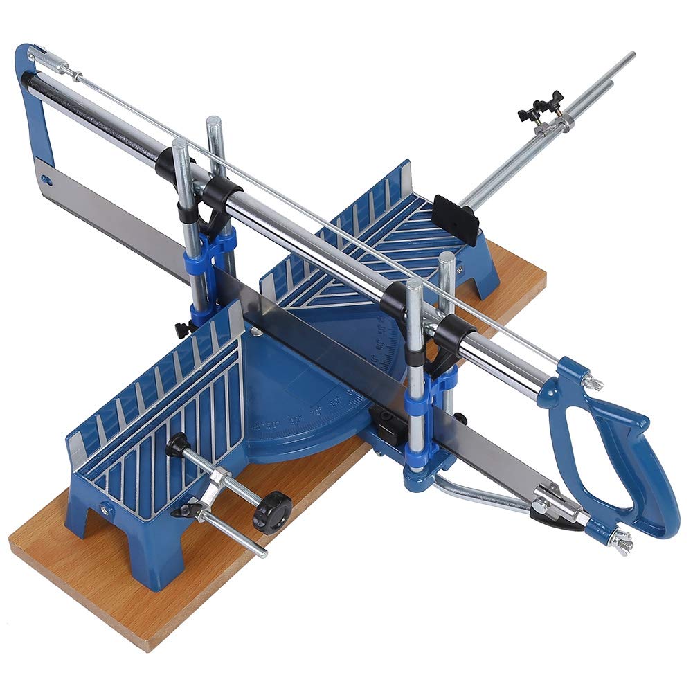 Scie à onglet de précision, scie de menuisier professionnelle, scie d'angle manuelle de précision en fer, scie à onglet manuelle, outil manuel for le travail du bois artisanal, 22,5°, 30°, 36°, 45° et