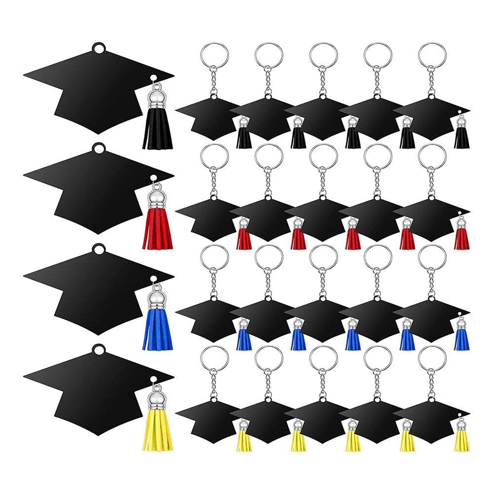 CTRLZS Tassels Keychain Keychain Graduation Cap Party Favor Class of 2023 Graduation Gifts
