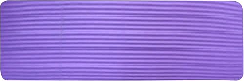 Miniatura 3 de BalanceFrom - Tapete multiuso para practicar yoga, 12 de pulgada de grosor, extragrueso, alta densidad, antirrotura con correa de transporte y