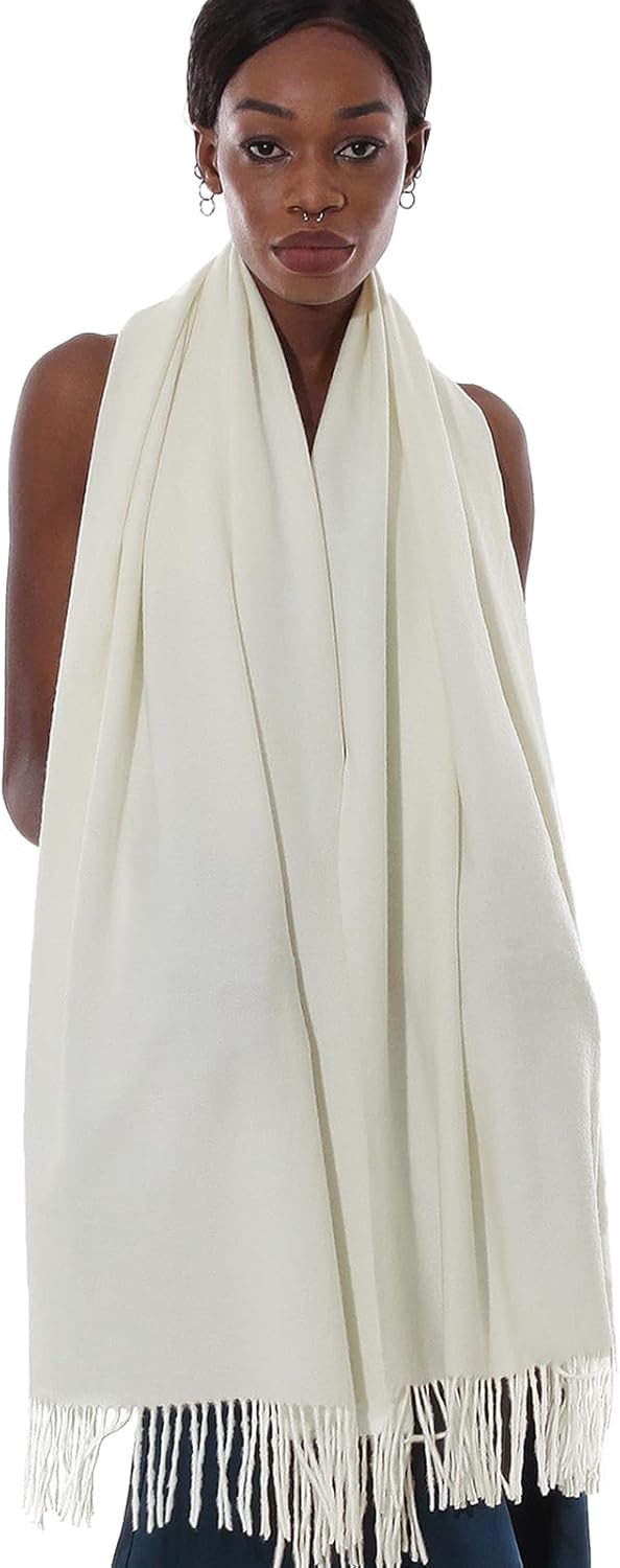 Womens Winter Scarf Pashmina Shawls and Wraps for Evening Dresses Warm Blanket Scarf for Wedding - Image 2