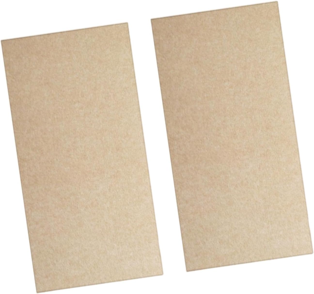 Baoblaze 2 Pieces Felt Bulletin Boards Push Pin Board Creative Sturdy Cork Board Wall Organizer for Home Office Walls Classroom Decor, Camel 30x60cm