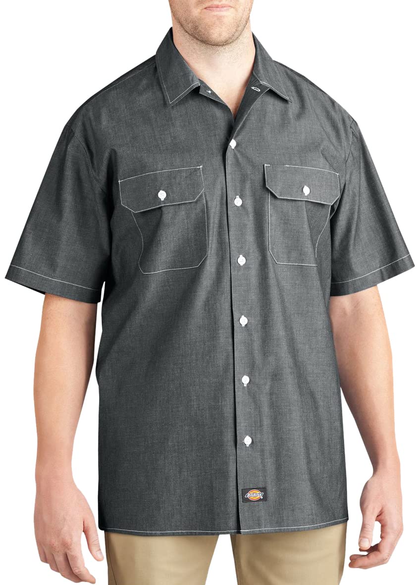 Men's Short Sleeve Chambray Shirt