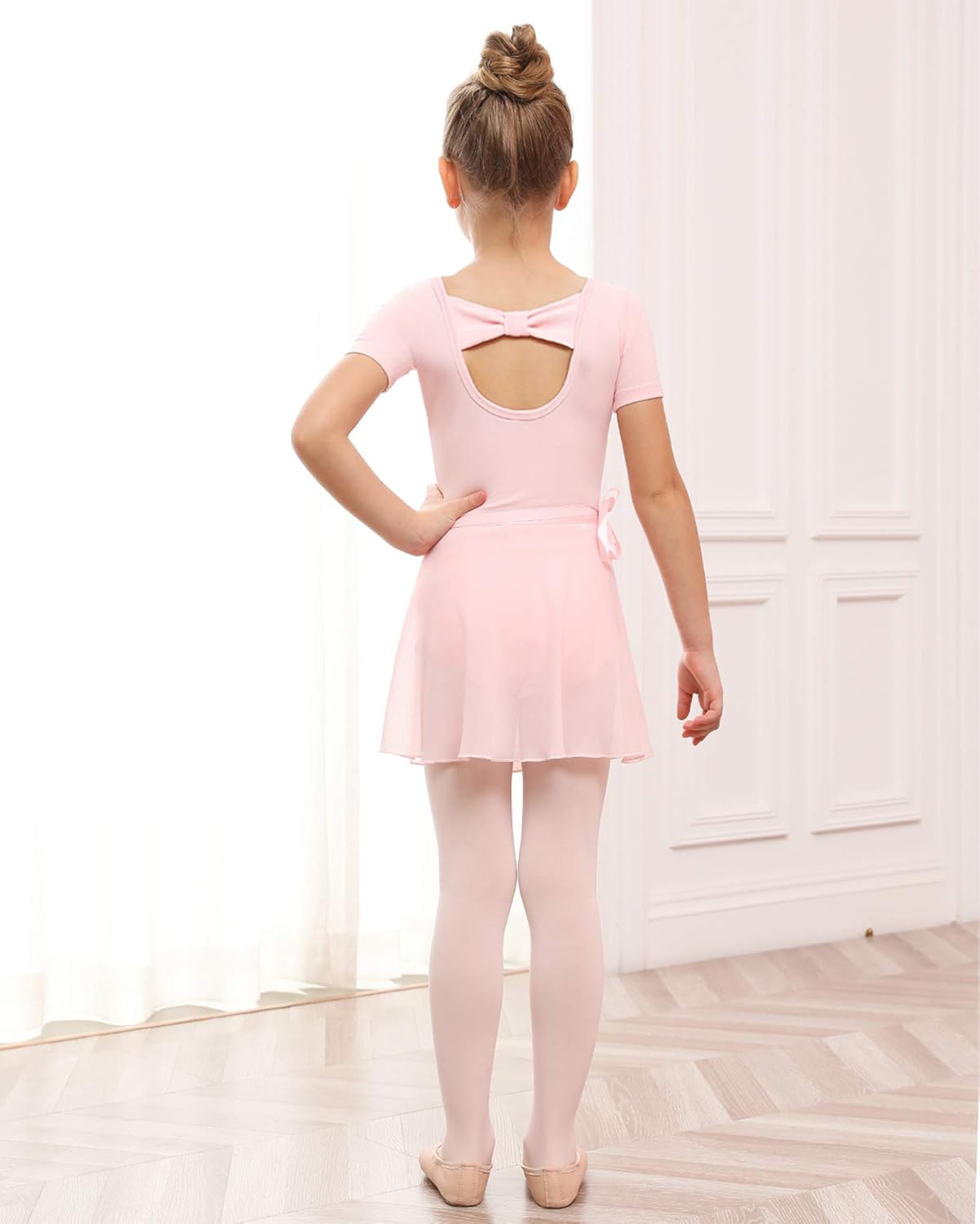 Stelle Ballet Leotards for Girls Toddler Dance Dress Outfit Combo with Skirt and Tights (Toddler/Little Kid/Big Kid) - Image 5