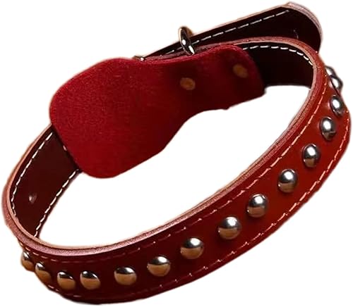 Miniatura 1 de WUYUNTAI Collar de perro, manga para el cuello del perro, collar de entrenamiento para perros, hecho de material de piel de vaca, manga de cuello de