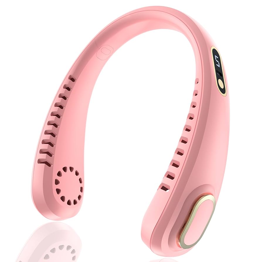 熱中症対策 SAMONIC 首掛け扇風機 ネックファン 5段階風量調節 大風量 Amazon | SAMONIC 首掛け扇風機 ネックファン 5段階風量調節 大