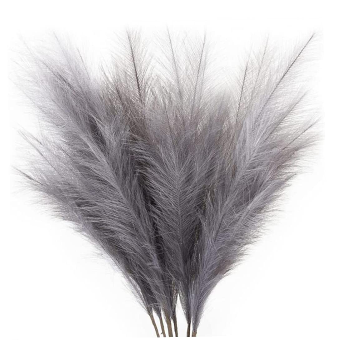 Herbe de pampa artificielle créez un cocon de douceur gris foncé chez vous