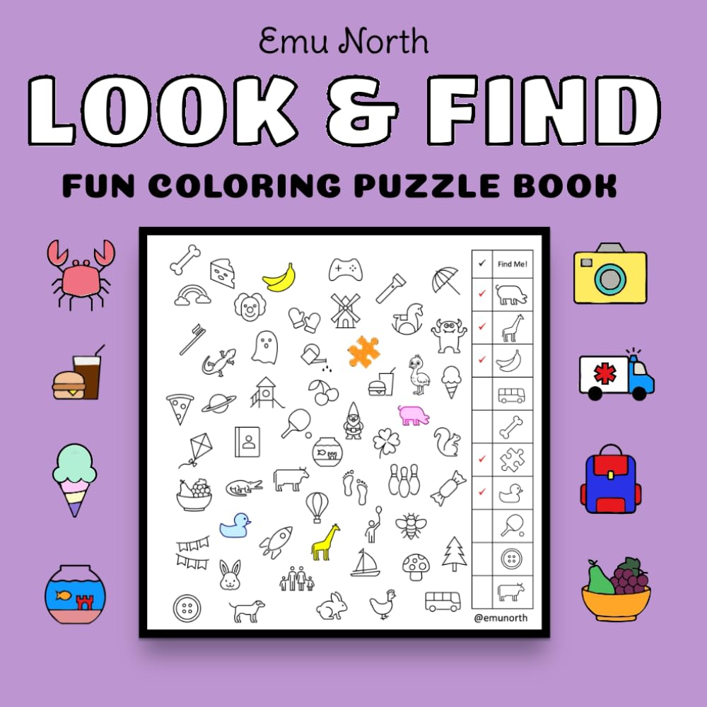Look and Find Coloring Book (Look and Find Books)
