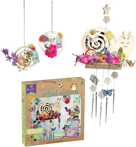 Miniatura 4 de Craft-tastic Carillón de viento Nature Wishing - Campanilla de bricolaje para exteriores - No necesita herramientas - para mayores de 5 años