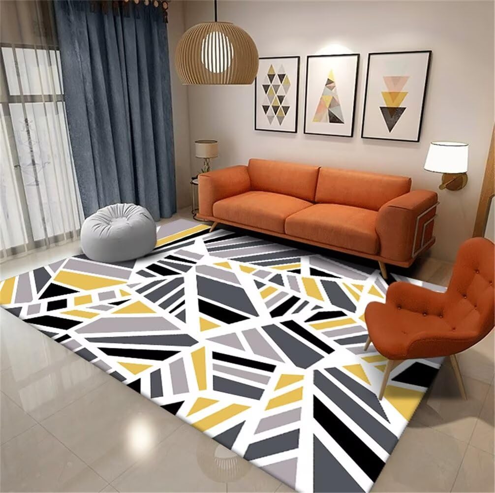 Tapis durable confortable anti-poussière pour salon moderne et chambre d'enfant