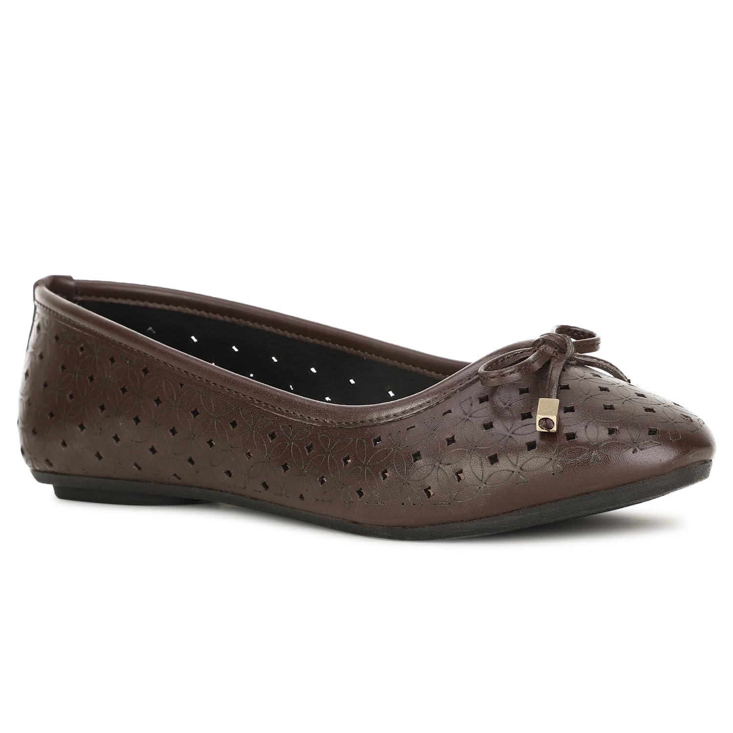 bata VIC BALLRINA E 23 Women Casual Ballerina in Brown-picture-44