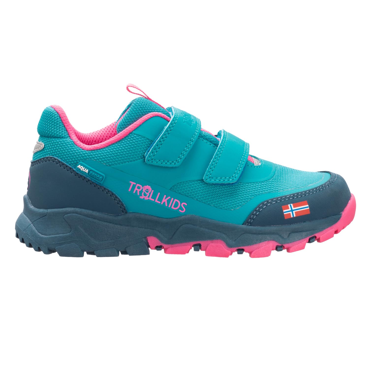 Trollkids Botas de senderismo impermeables para niños Preikestolen