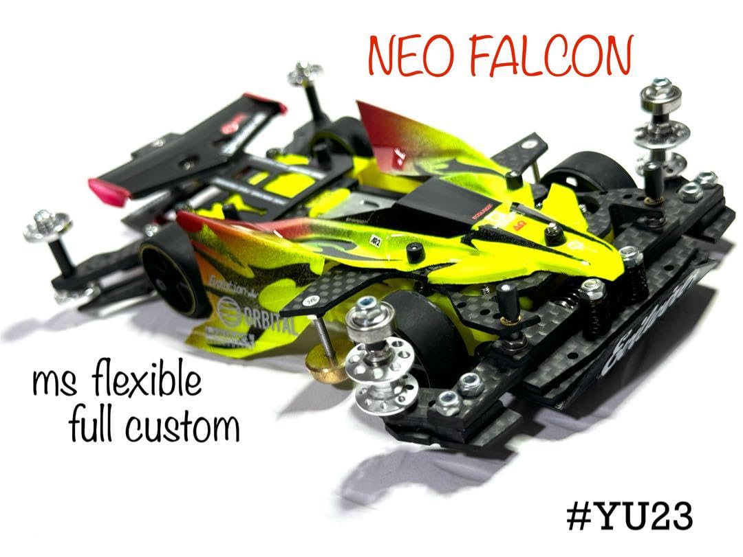 ミニ四駆　完成品　MSフレキ ネオファルコン ミニ四駆完成品 MSフレキ ネオファルコン - メルカリ