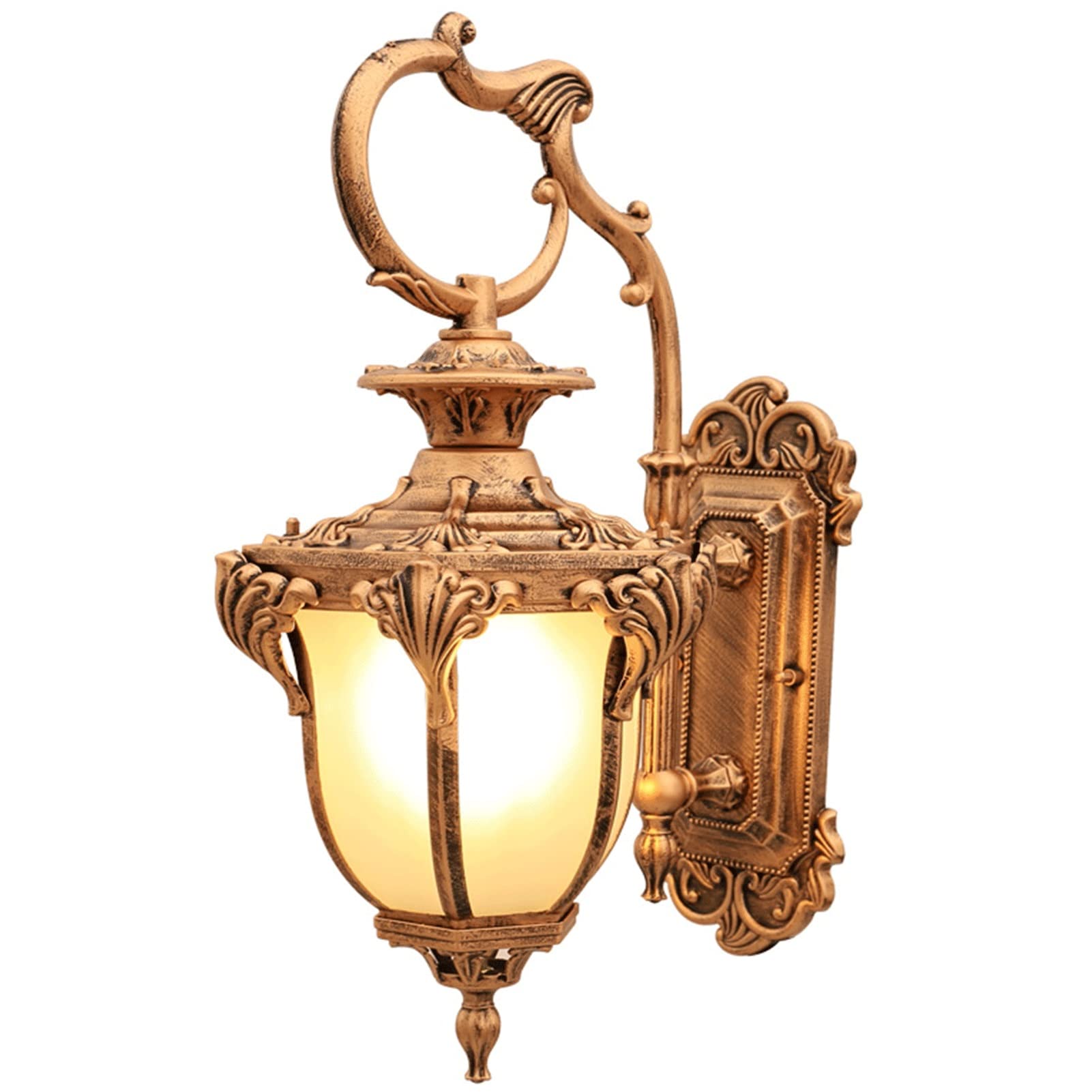Lampe murale étanche et antirouille au design lanterne épuré