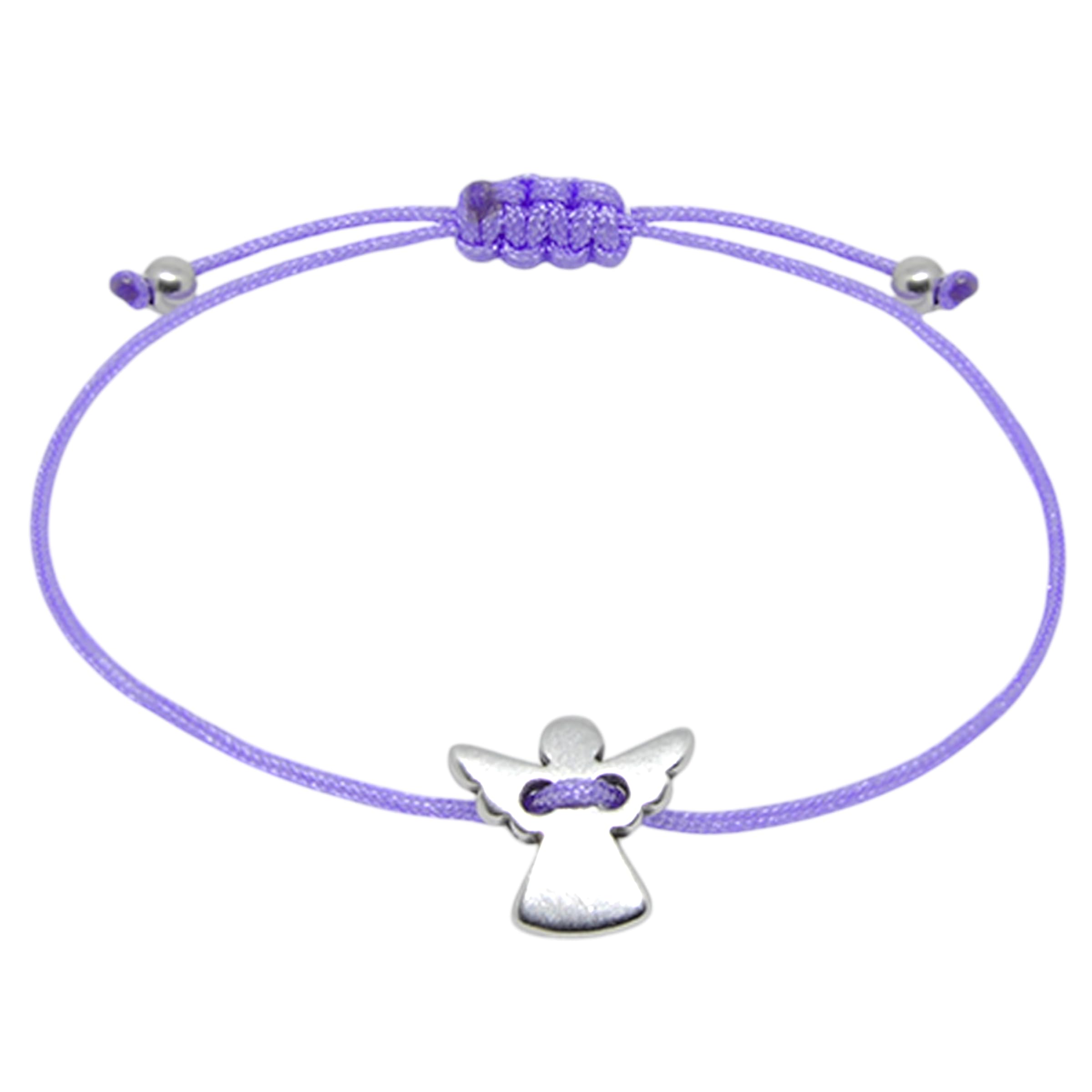 Pulsera de plata de ángel de la guarda para protección diaria 8
