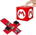 doepeBAE Game Card Case Compatible with Nintendo Switch,Extra Large Capacity Switch Game Case,Upgraded 41 Slots Switch Game Card Storage Box,Press to Unfold Fun Switch Card Case (Z Blue)
