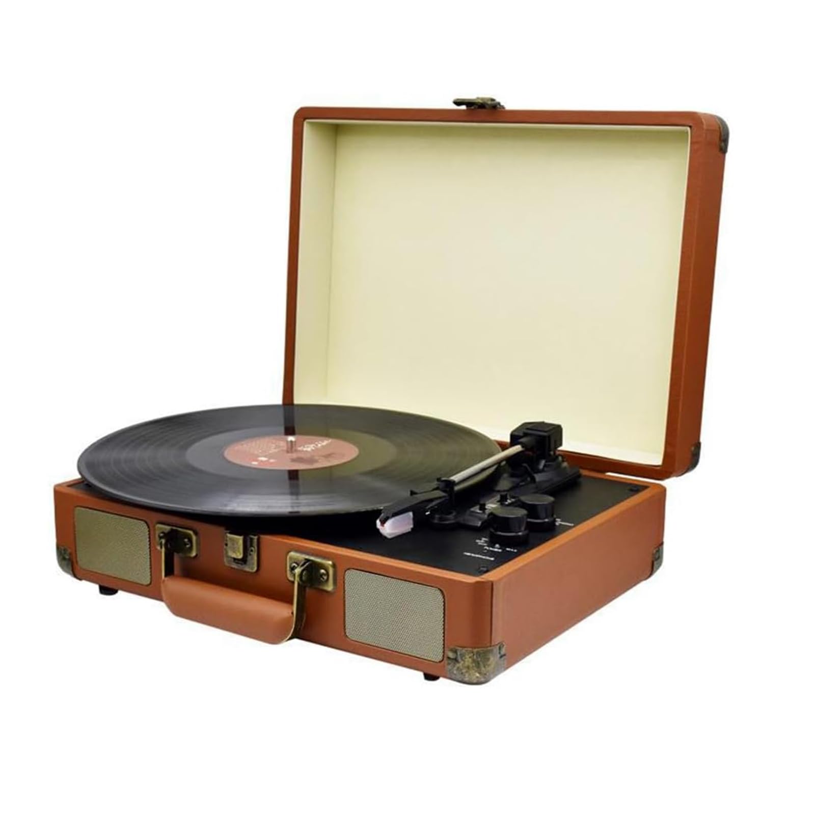 WDWDW Cassette Player Bluetooth CD Boombox Portable Radio Portable Record,Vinyl Record,3-Speed Turntable with 2 Built-in Stereo Speakers