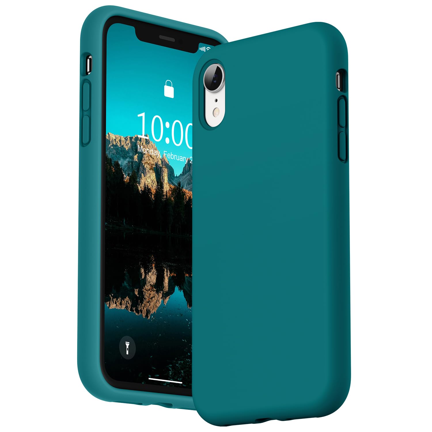 AICEK Cover iPhone XS, 360°Full Body Cover iPhone XS Silicone Case Molle di TPU Trasparente Sottile Custodia per iPhone XS (5.8 Pollici