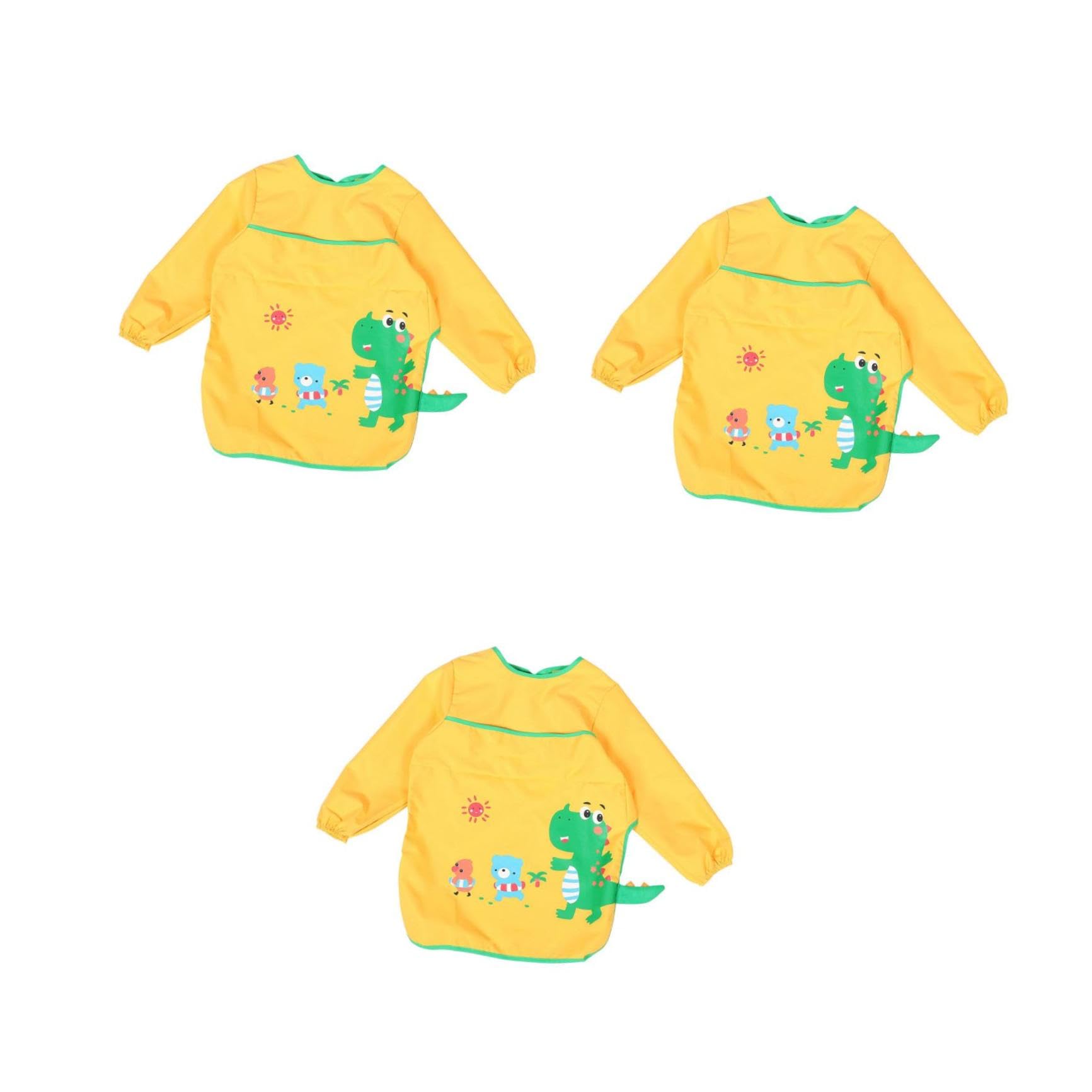 VICASKY 3 Pz Grembiule Per Bambini Grembiuli Per Bambini Pittura Per Bambini Grembiule Da Pittura Impermeabile Bavaglini Per i Più Piccoli Poliestere Bambino Usura Inversa Dipingere
