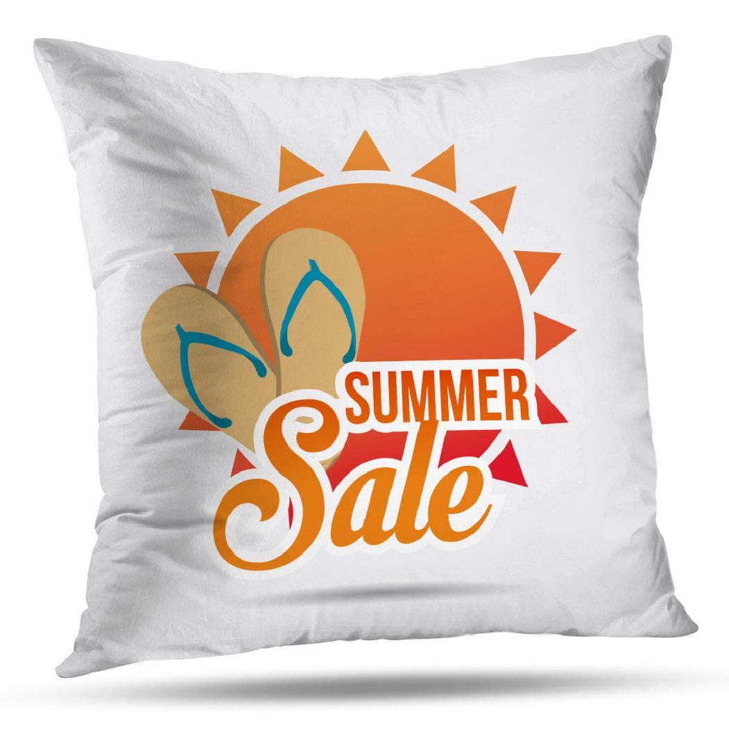 Darkchocl Trick Or Treat Pillowcase Throw Pillow Covers Shopping White Flip Beach Beautiful Square Cushion for Couch Sofa Bed Polyester 20 x 20 inch, Shopping White