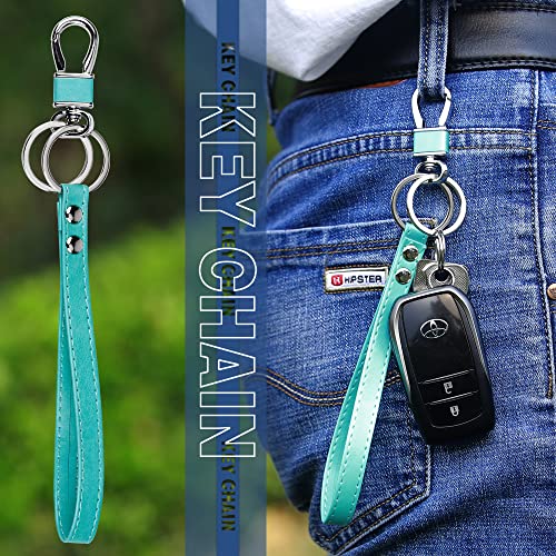 Amazon Essentials - Lanyard Keychain With Detachable Alloy Metal Rings (Green+Rosegold) #TOP6