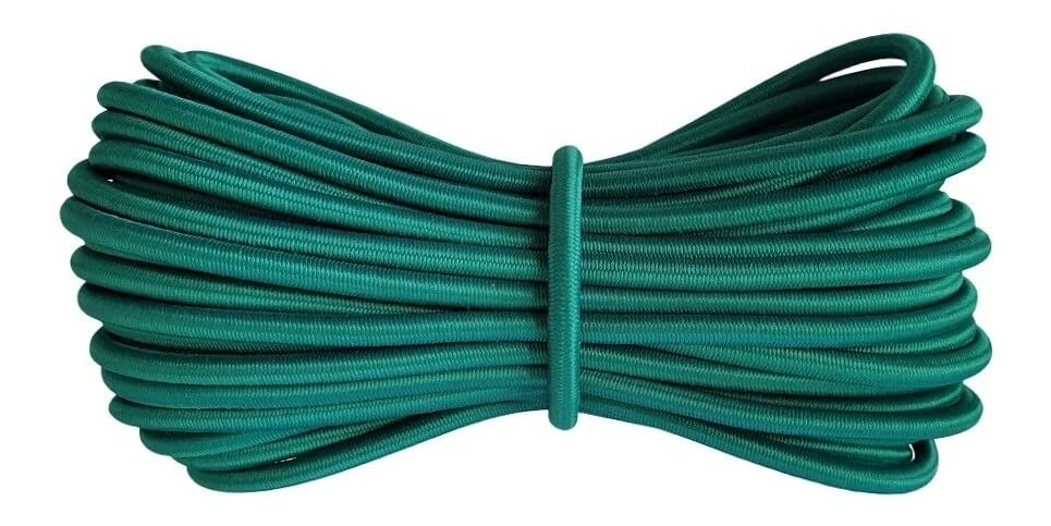 Round Elastic Cord - 4 mm diameter - Jade - 30 metres โ image 1