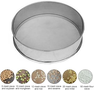 Stainless Steel Vibrating Sieve Mesh Screen for Automatic Powder Sifting Machinery (150 Mesh Screen)
