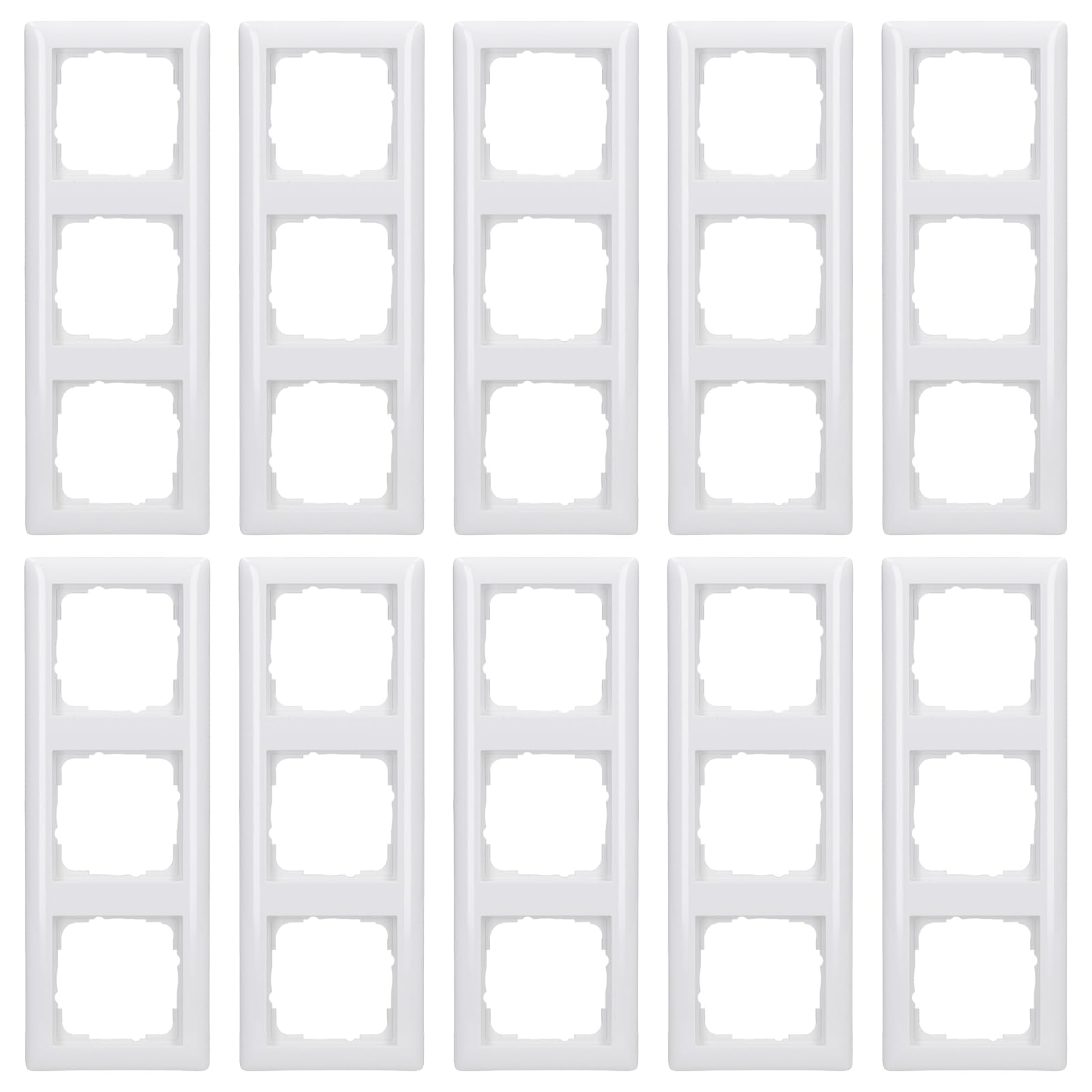 Gira Abdeckrahmen 3f. rws-gl 021303 (10er)