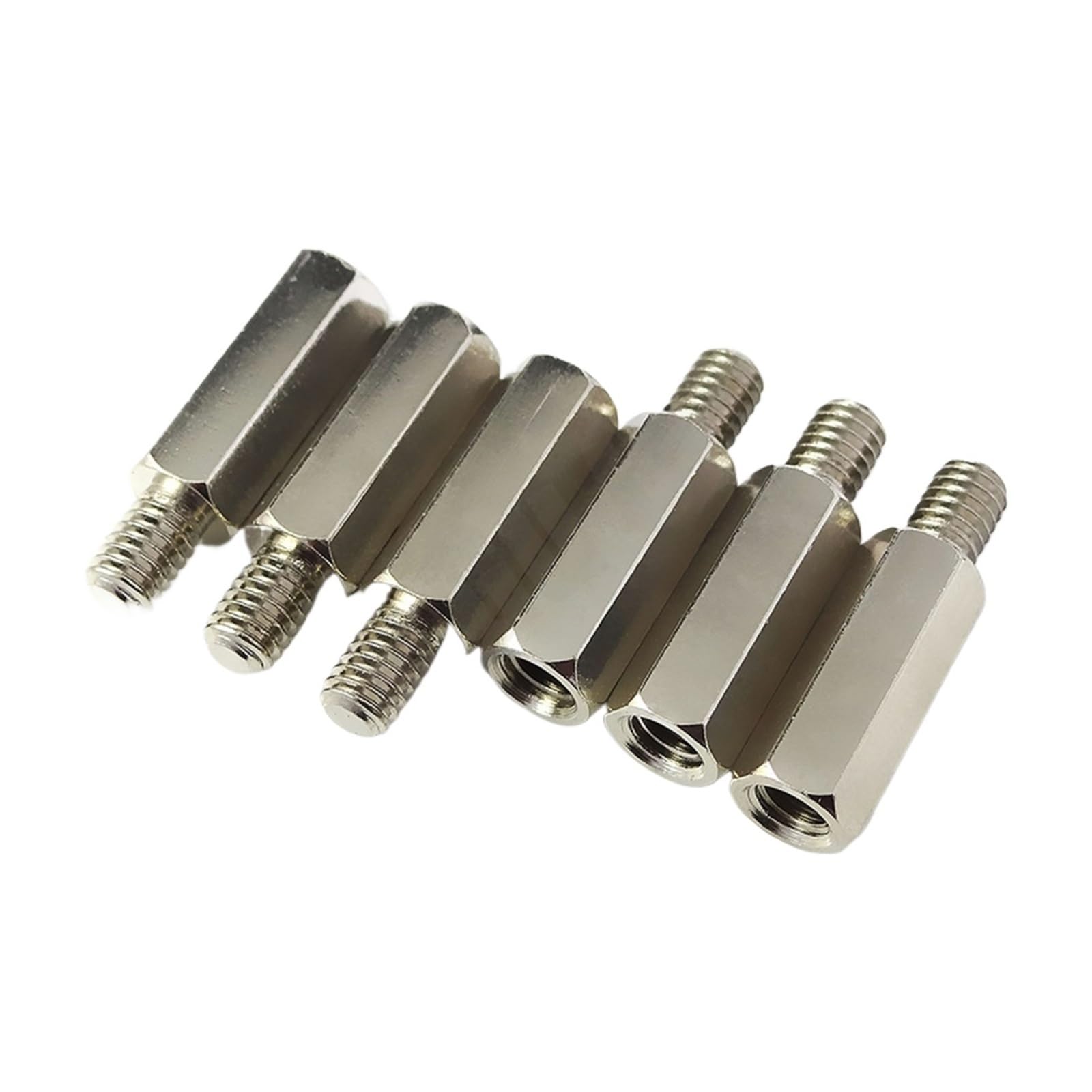 M2/M2.5*L+4 M3/M4*L+6 Nickel Plated Steel Hex Standoff Male to Female Spacer B061 Small Tools (Length : 40mm, Size : M4 (10Pcs))