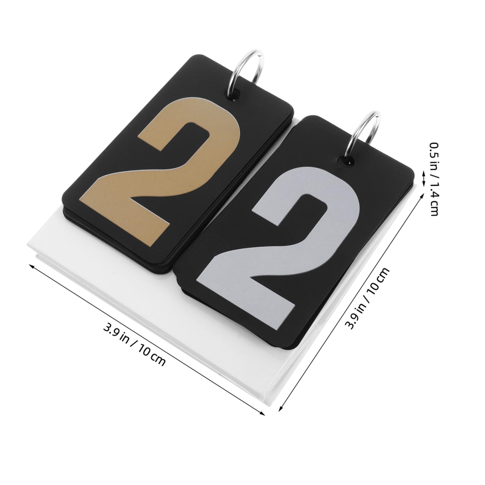 Abaodam Mini Scoreboard Tabletop Scoreboard for Football Volleyball Flipper for Sports