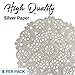 Royal Lace Fine Quality Paper Products, Medallion Lace Round Paper Doilies, 10-Inch, Silver, Pack of 8