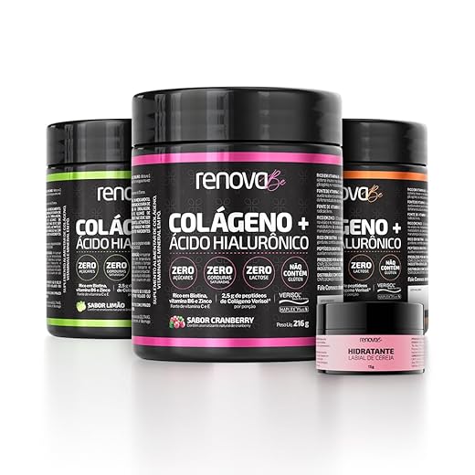 Renova Be Collagen + Ácido Hialurônico Loja Oficial 3 unid