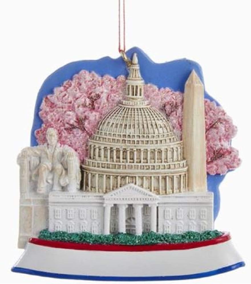 Kurt S. Adler Washington D.C. Scene Resin Christmas Ornament