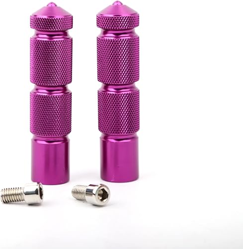 Miniatura 9 de Minho Clavijas de pie de bicicleta de motocicleta plegable CNC negro M8 reposapiés trasero clavija estribera para mini piezas de bicicleta Honda